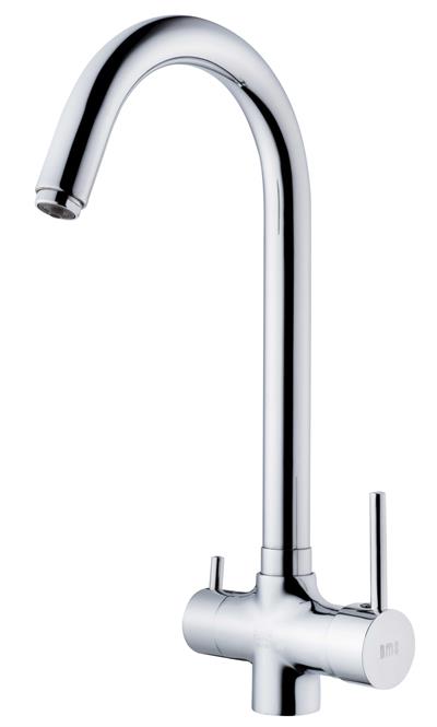 Mutfak Bataryaları Serisi Baston Arıtma Tek Gövde Eviye Bataryası