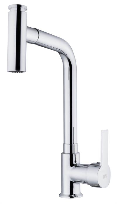 Mutfak Bataryaları Serisi Tek Gövde Spiralli Eviye Bataryası