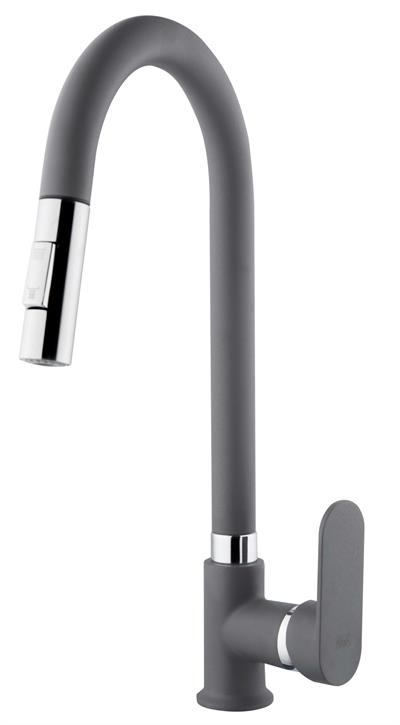 Mutfak Bataryaları Serisi Tek Gövde Spiralli Eviye Bataryası