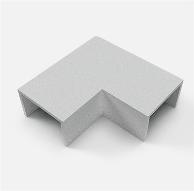 Mutlusan L Köşe M.Gri 25X16 mm