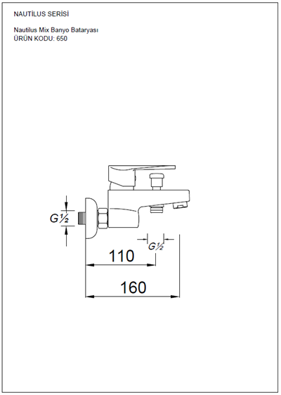 Nautilus Serisi Banyo Bataryası