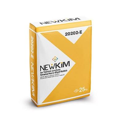 NEWKİM ISI YALITIM LEVHA SIVA HARCI ELYAFL 25KG (GRİ )