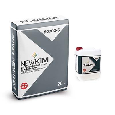NEWKİM S2 ÇİFT BİLŞ.SPR.ELS.SU YAL.HARCI 20KG+10KG