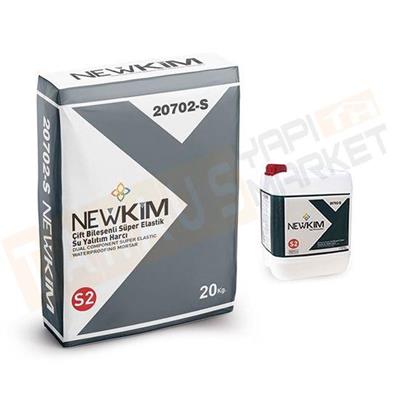 NEWKİM S2 ÇİFT BİLŞ.SPR.ELS.SU YAL.HARCI 20KG+10KG
