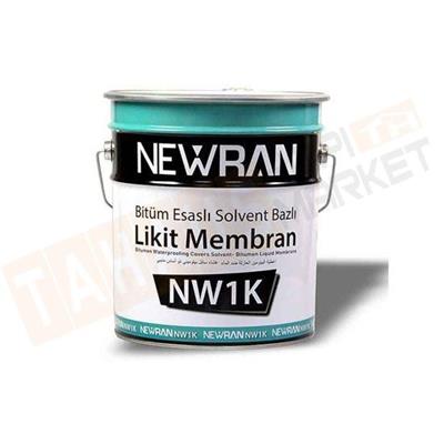 Newran Nw-1K Bitüm Esaslı Solvent Bazlı Likit Membran 18 kg