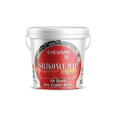 Newsan Dış Cephe Su Bazlı Silikonlu Boya 20 kg GRANİT