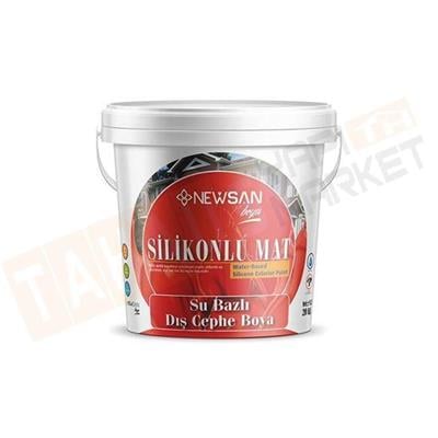 Newsan Dış Cephe Su Bazlı Silikonlu Boya 20 kg (Oltu Taşı)