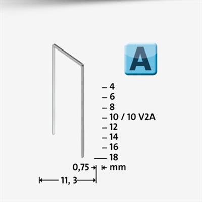 Novus İnce Zımba Teli 53/8 galvaniz 2000 Adet