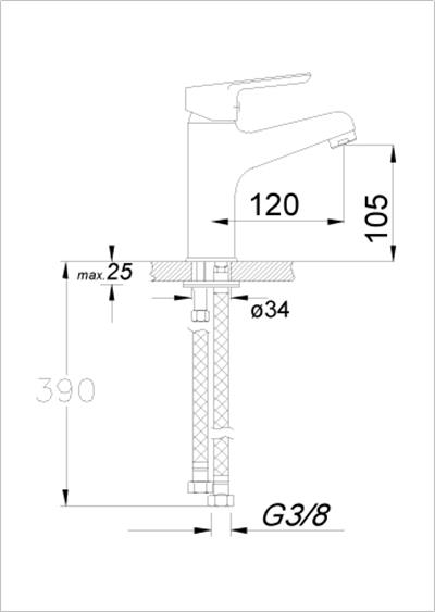 Optimum Serisi Lavabo Bataryası