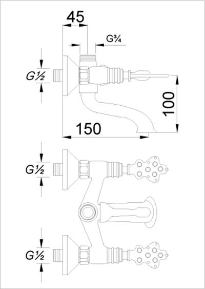 Osmanlı Serisi Banyo Bataryası