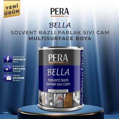 Pera Bella Solvent Bazlı Sıvı Cam Parlak 0,50 Kg