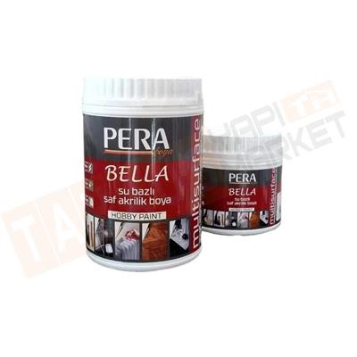 Pera Bella Su Bazlı Saf Akrilik Boya 0,50 Lt Siyah