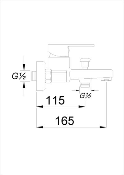 Pera Serisi Banyo Bataryası Beyaz
