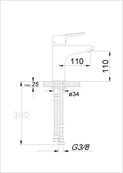 Platin Serisi Lavabo Bataryası