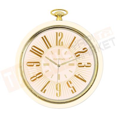 REVELLO 253-1 KÖSTEKLİ KREM DUVAR SAAT 