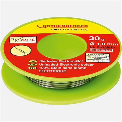 Rothenberger Elektronik Lehim Teli 1mm 70g Kurşunsuz