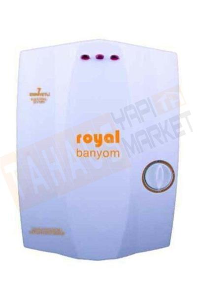 Royal Banyom Elektrikli Şofben 7 Emniyetli Ani Isıtıcı 2 Yıl Garanti %35 Elektrik Tasarruflu