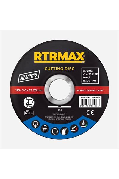 Rtrmax RDM11510 Metal Kesme Diski 115X1.0MM