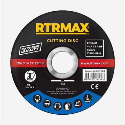 Rtrmax RDM18016 Metal Kesme Diski 180X1.6mm