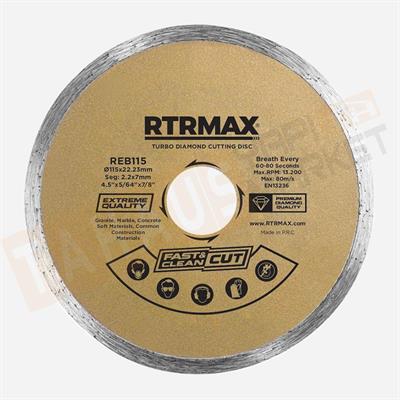 Rtrmax REB115 115 Sürekli Elmas Testere 115 x 22 MM