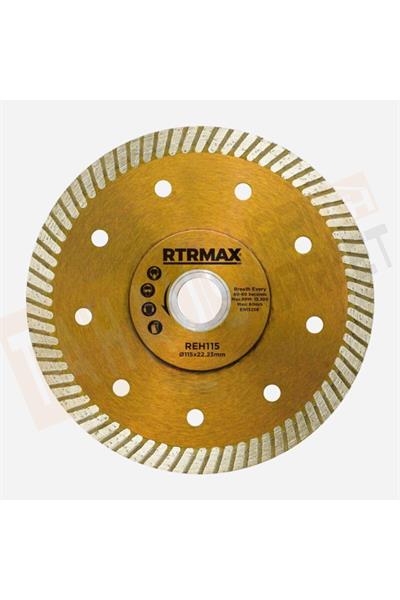 Rtrmax REH180 Çapaksız Turbo Kesim Elmas Testere 180*22 mm