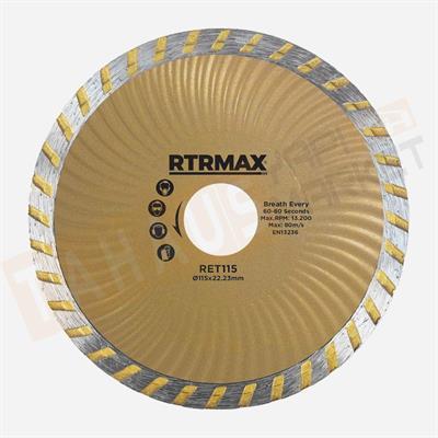 Rtrmax Ret230 Turbo Kanallı Elmas Testere 230x22 MM
