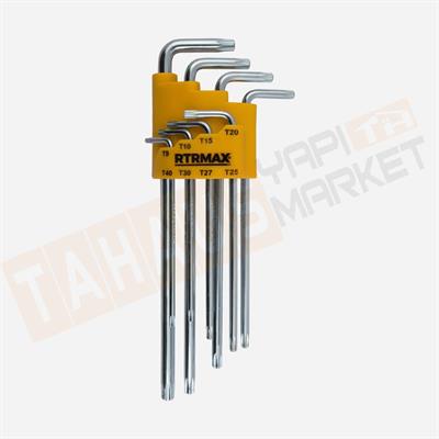 Rtrmax RH03854 Uzun Torx Allen Anahtar Takımı 8li