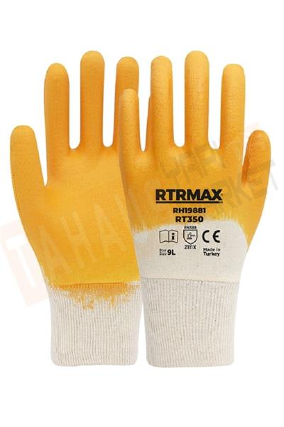 Rtrmax RH19882 RT350 NO:10 Nitril Kaplı Pamuk Eldiven