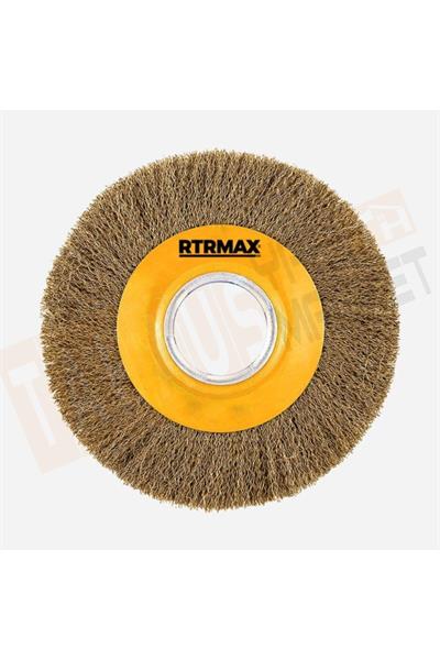 Rtrmax RH23150 Saçaklı Daire Tel Fırça 150 mm
