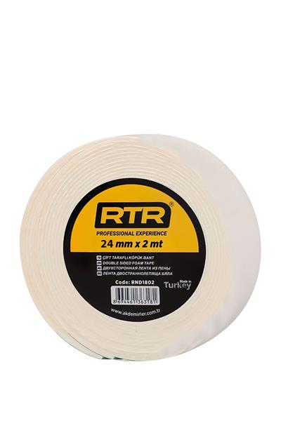 Rtrmax RND2402 Çift Taraflı Köpük Bant 24 Mm x 2 mt