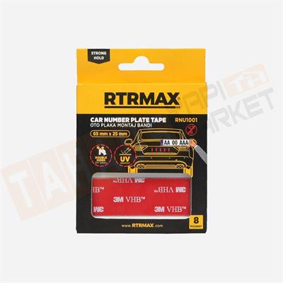 Rtrmax RNU1001 Oto Plaka Montaj Bandı 65mmx25mm