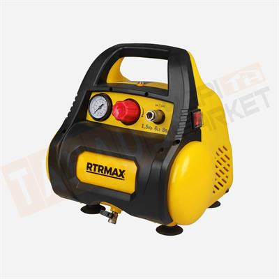 Rtrmax RTM720 Mini Kompresör Yağsız 6 Lt 1.5 Hp 1.1 Kw