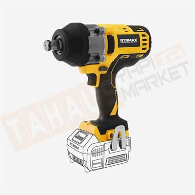 Rtrmax RTX2030 Kömürsüz Motor 18V Çift Akü 5 AH Somun Sıkma