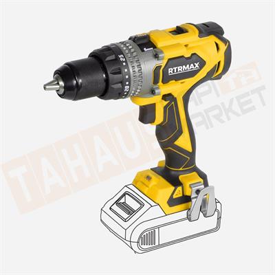 Rtrmax RTX3020 Akülü 150 NM 2 x 4 AH Plus Akü Darbeli Matkap