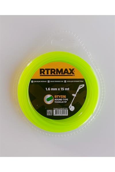 Rtrmax RTY516 Tırpan Misinası Yeşil Yuvarlak 1.6 mmx15m 