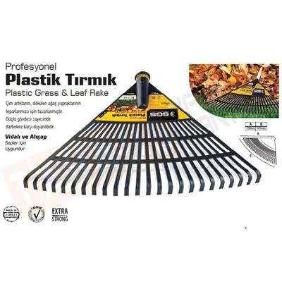 Sgs Profesyonel Plastik Yaprak Tırmığı 24 Diş