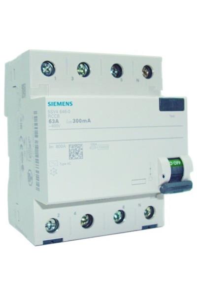 Siemens 4x63a 300ma Yangın Koruma Rölesi 5sv5646-6