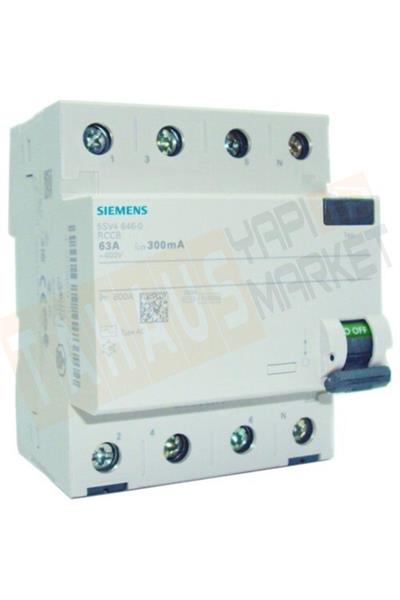 Siemens 4x63a 300ma Yangın Koruma Rölesi 5sv5646-6