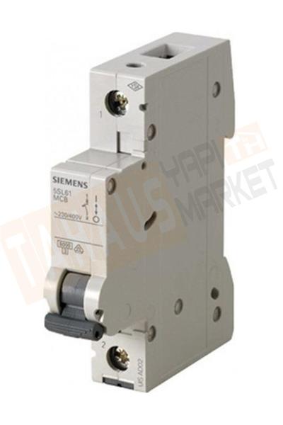 Siemens 5sl6125-6ya 1 Fazlı 25 Amper B Tipi Çabuk Karakterli 6ka Otomatik Sigorta