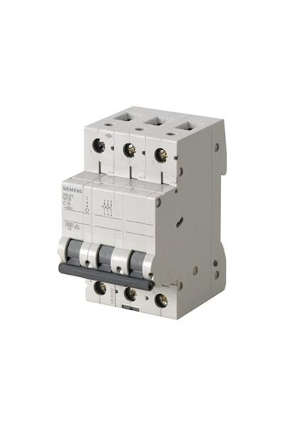 Siemens 5sl6325-7ya 3 Fazlı 25 Amper C Tipi 6ka Otomatik Sigorta