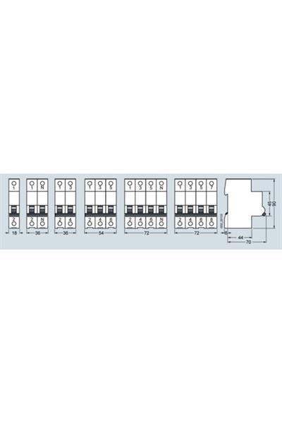 Siemens Sıemens Otomatik Sigorta 5sl6320-7ya 3 Fazlı 20a C Tipi 6ka