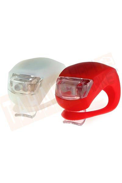Silikonlu Led Bisiklet Lambası 2li
