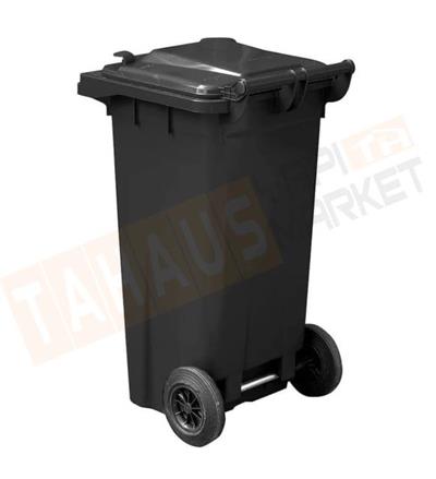 Siyah Renk 120 Lt Çöp Kovası