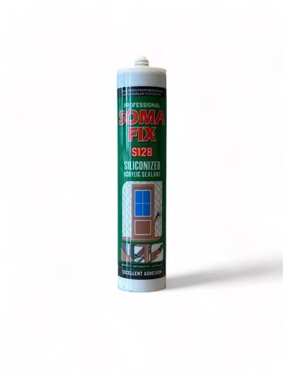 Somafix S128 Silikonize Akrilik Mastik Antrasit Gri 310 ML