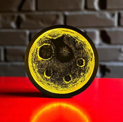 Tasarım Dekoratif Ledli Tablo – 80 CM | El Yapımı Sanatın Işıltısı NO:2