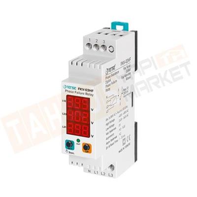 Tense FKV-03HF V-Otomat Tip Setli Dijital Faz Koruma Rölesi