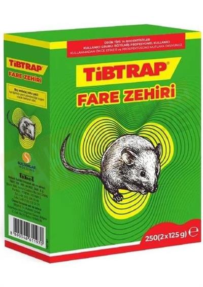 TİBTRAP BUĞDAY FARE YEMİ FARE ZEHİRİ