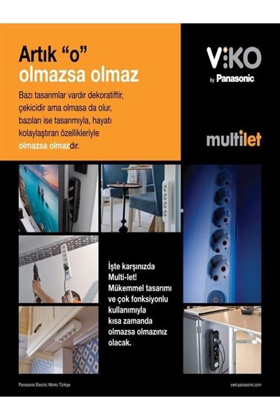 Viko 90113200 Multi-Let Ikili Grup Priz Toprakli Klemensli Beyaz