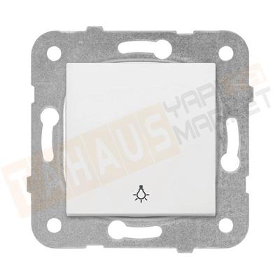 Viko Meridian/ Karre Beyaz Light Anahtarı (Mek+Düğ/Kap.) Çerçeve Hariç 90967003