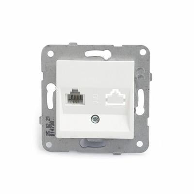Viko Meridian/ Karre Beyaz Nümeris Telefon Prizi (Rj11) (Mek+Düğ/Kap.) Çerçeve Hariç 90967013